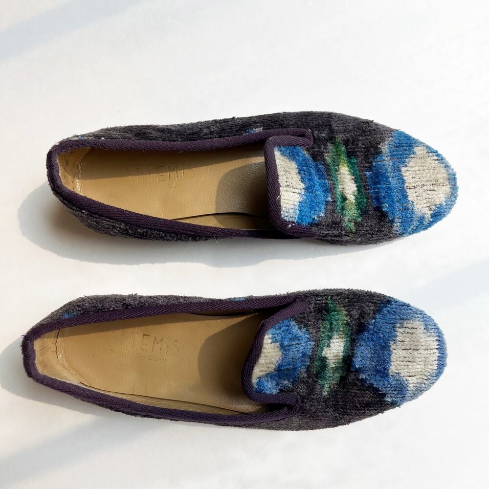 Artemis Kilim Ikat Print Loafer Handmade EU 38